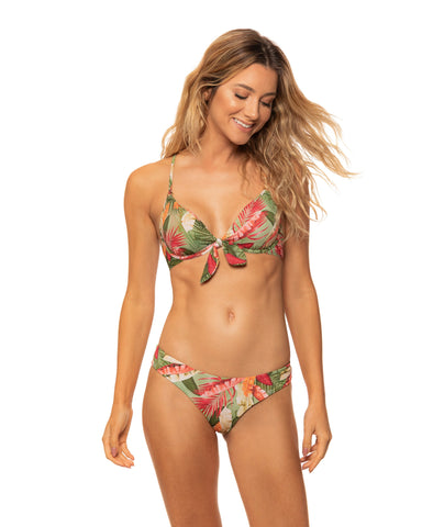 Sacred Garden Tie Knot Underwire Bikini Top
