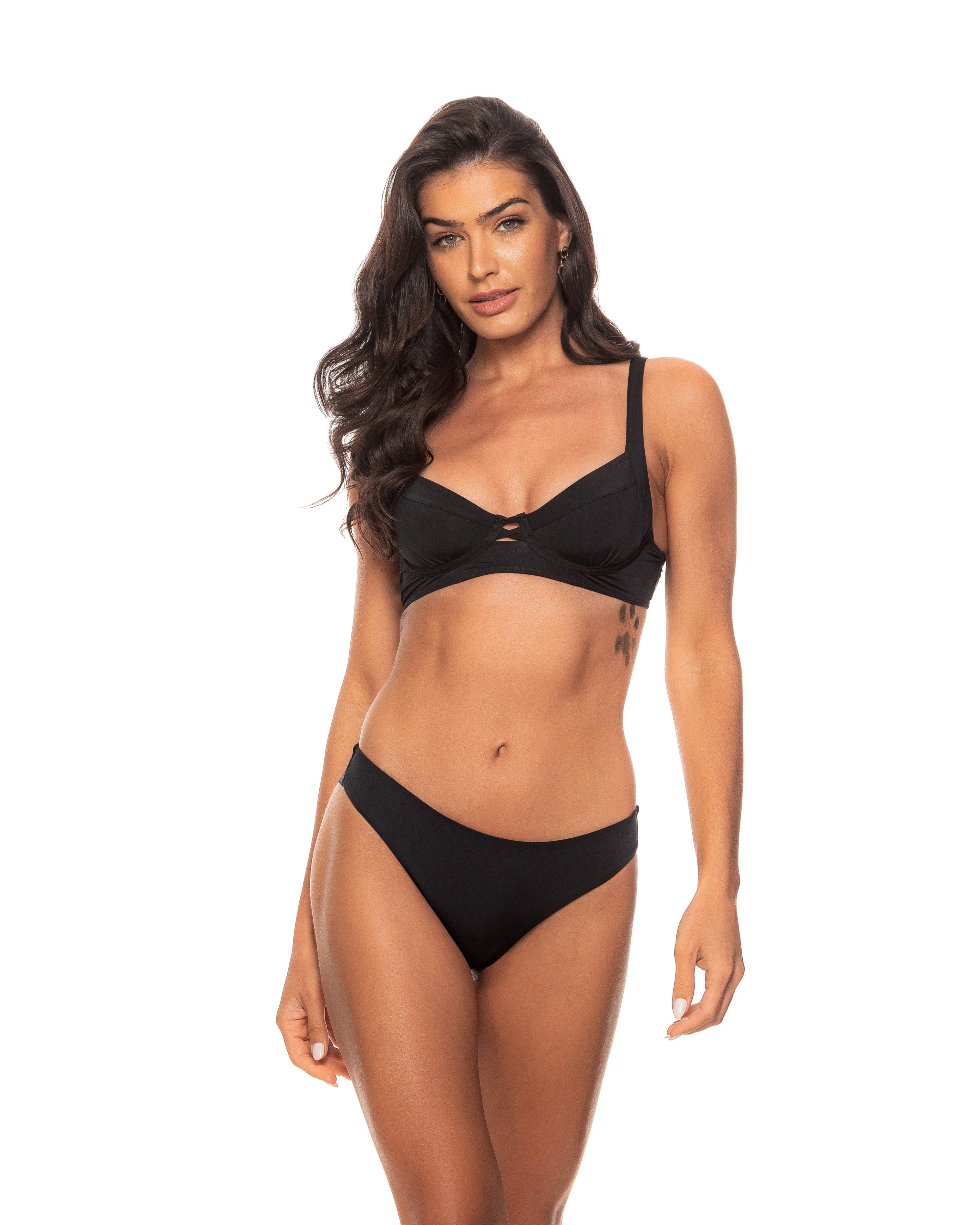 Rusty Shimmer Push up Underwire Top