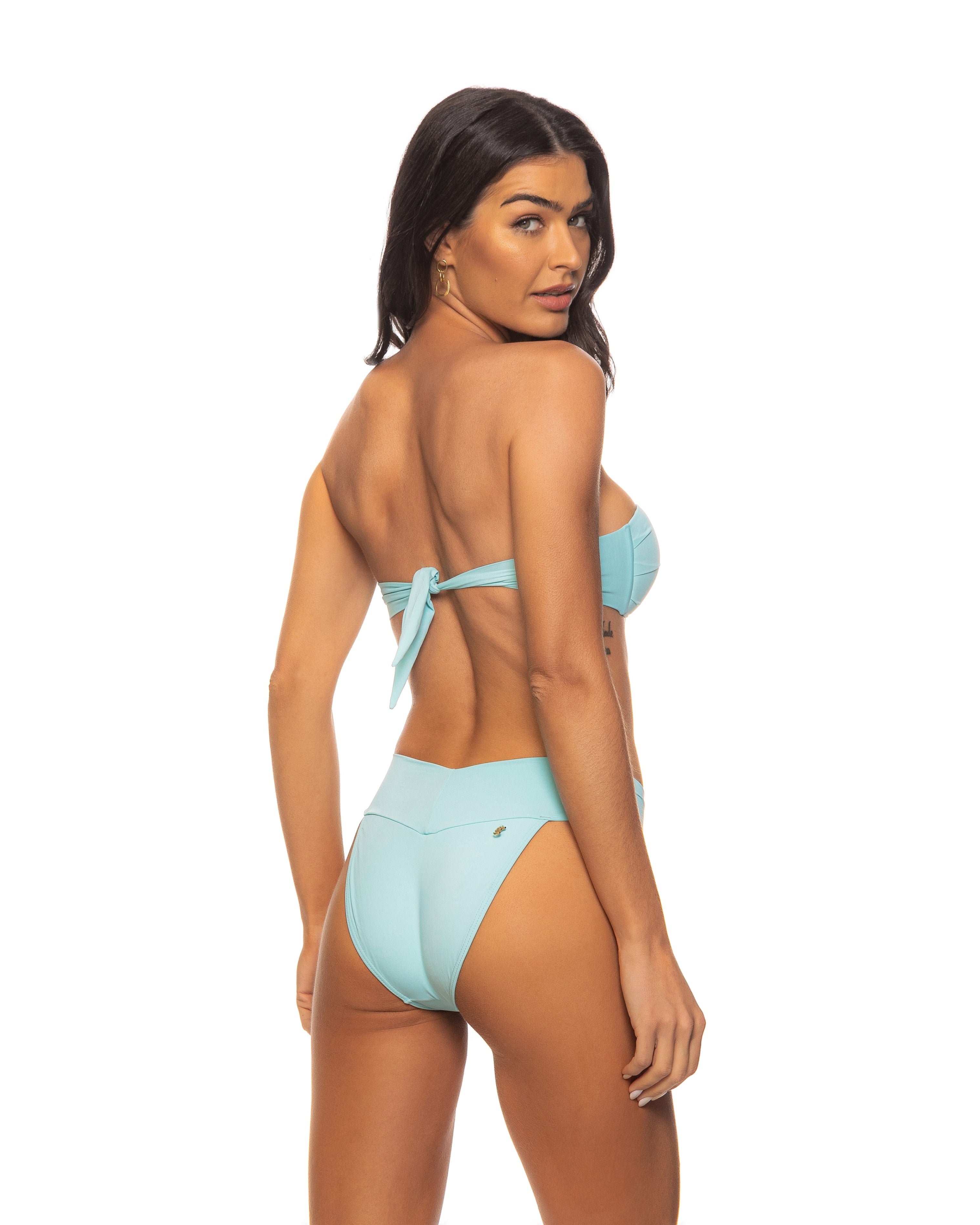 Celeste Deep V Bandeau Bikini Top Guria Beachwear - Main Image