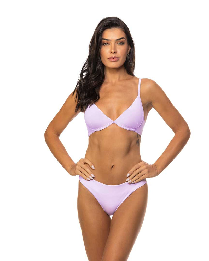 Lavender Cheeky Bikini Bottom Moderate & Brazilian Cut