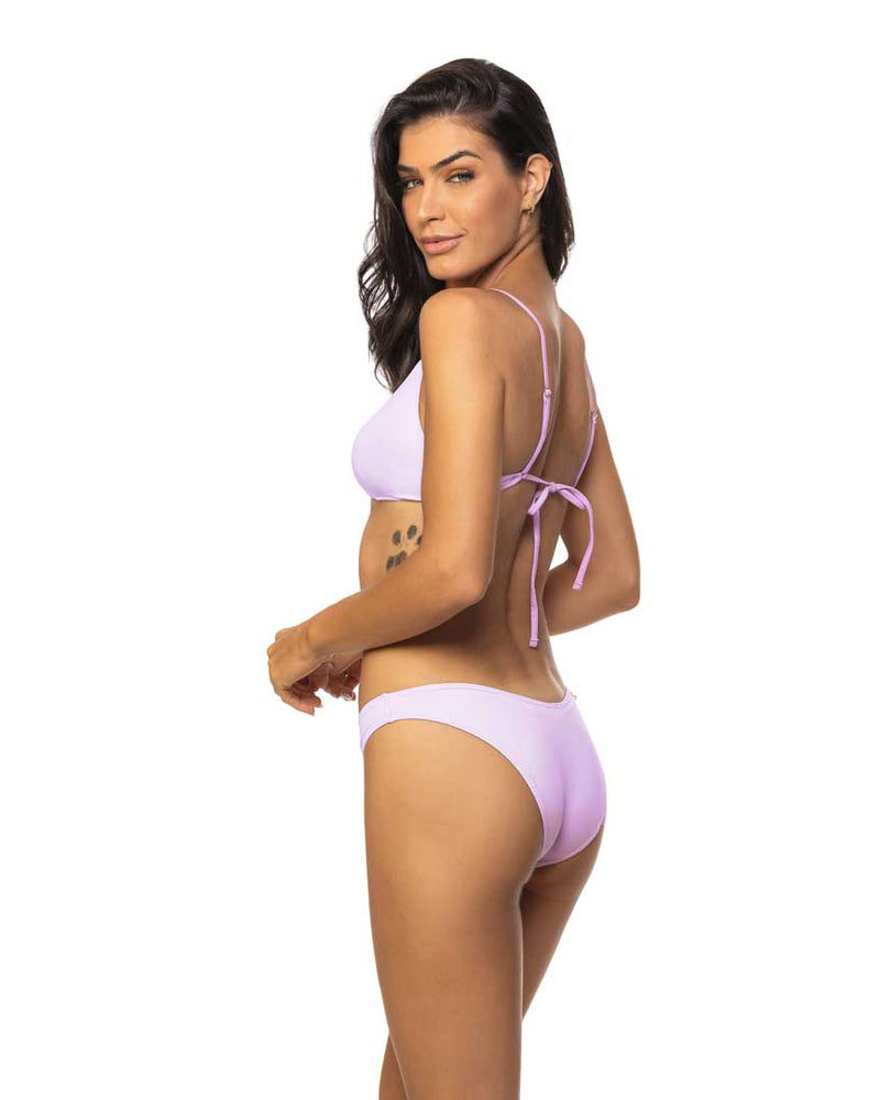 Lavender High Leg Bikini Bottom Moderate & Brazilian Cut