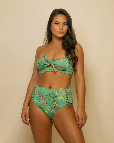 Majorca Retro High Waist Bottom Full & Brazil Cuts