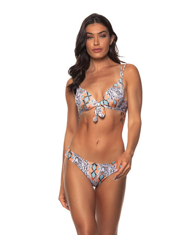 Tulum Tie Knot Underwire Halter Top