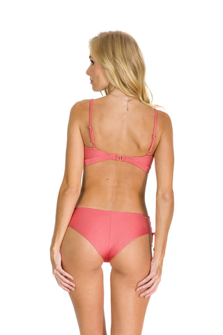 Pink Rib Bralette Top